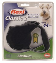 Flexi Classic 2 Retractable CORD Leash for Dogs up to 44 lbs
