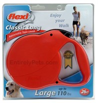 Flexi Long 3 Retractable TAPE Leash for Dogs up to 110 lbs.