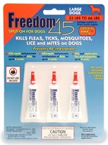 Freedom 45 Spot-On for Dogs LARGE (3 MONTH)