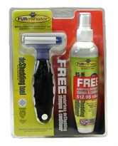 FURminator DeShedding Tool (SMALL) with FREE Shampoo 