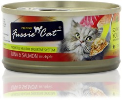 Fussie Cat Tuna and Salmon Cat Food (2.8 oz)