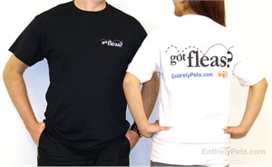 Got Fleas? Black T-Shirt