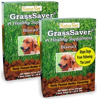 2 PACK NaturVet GrassSaver Biscuits (22.2 oz)