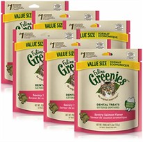 6-PACK Greenies Feline - SALMON (2.2 lbs)