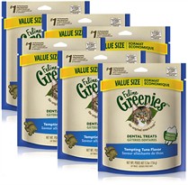 6-PACK Greenies Feline - TEMPTING TUNA (2.2 lbs)