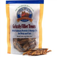Grizzly Salmon Fillet Treats for Dogs & Cats (3 oz)