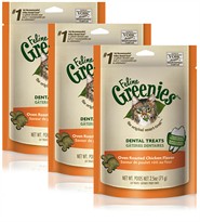 3-PACK Greenies Felines - CHICKEN (7.5 oz)