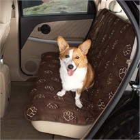Guardian Gear Pawprint Car Seat Cover - Charcoal (4x21.5x14 In)
