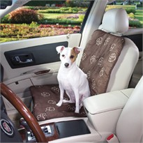 Guardian Gear Pawprint Single Seat Car Seat Cover - Charcoal (3.3x12.8x12.5 In)
