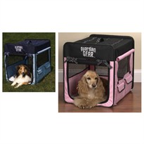 Guardian Gear Polka Dot Collapsible Crate Small - Blue
