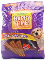 Nylabone Happy Time Chicken Dog Treats - Small (18 count)