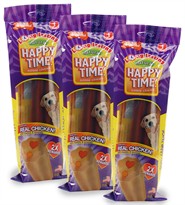 3-PACK Nylabone Happy Time Chicken Dog Treat - Large (3 count)