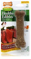 Nylabone Healthy Edibles Roast Beef Flavored Bone - WOLF (5.5" L)