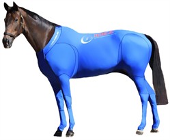 Hidez Horse Compression Suits - BLUE (60 - 61 3/4 inches)
