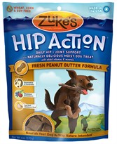 Zuke's Hip Action with Glucosamine and Chondroitin - PEANUT BUTTER (6 oz)