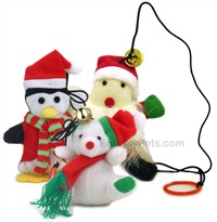 Zanies Holiday Bouncing Cat Toy 4" Santa