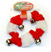 Holiday Collar w/ Bell Large (9"-17")
