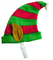 Plush Puppies Holiday Elf Hat - Large
