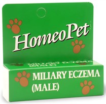 HomeoPet Miliary Eczema Male Cats & Dogs (15mL)