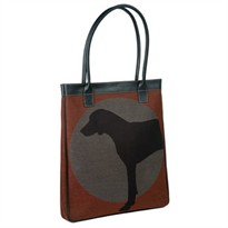Hound In The Round Tote Bag - Cardinal