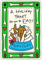 Crunch Cards "Holiday Treat for you to Eat"