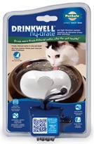 Drinkwell Hy-Drate H2O Filtration System for Healthy Cats - Ice White