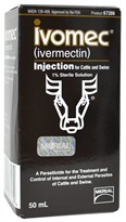 Ivomec (1% Ivermectin) for cattle/swine (50 mL)