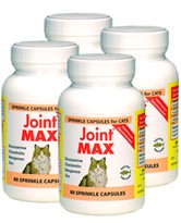 4-PACK Joint MAX SPRINKLE CAPS for Cats 80 count (320 Caps)