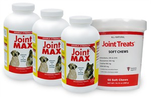 3 PACK Joint MAX DS Double Strength (750 TABLETS) + FREE Joint Treats
