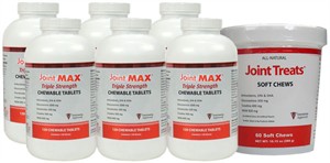 6-PACK Joint MAX TRIPLE Str. (720 TABS)+ Free Joint Treats