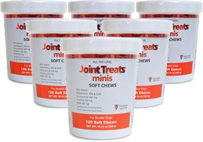 6 Pack Joint Treats MINIS (720 Soft Chews)