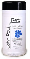 John Paul Pet Full Body and Paw Bath Wipes (45 ct.)