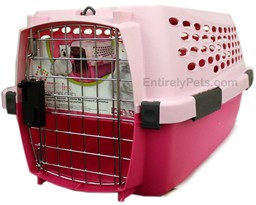 Kennel Cab Pampered Pet Light Pink/Dark Pink - SMALL