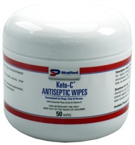 Keto-C Antiseptic Wipes (50 count)