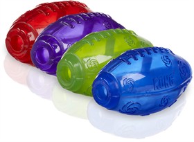 KONG Squeezz Football - Medium (Assorted)