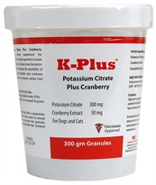 K-Plus Potassium Citrate Plus Cranberry (300g Granules)