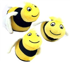 Kyjen Squeakn' Animals - Bee (3 pack)
