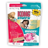 Kong Puppy Stuff'N Ziggies Large 6 Pack (8 oz)
