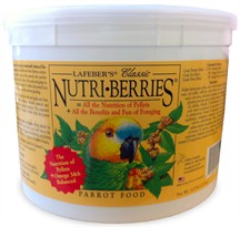 Lafeber Classic Nutri-Berries Parrot Food Bucket (3.25 lb)