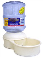 Petmate Le Bistro with Microban Waterer - SMALL / 1 Gallon 