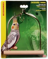 Living World Cockatiel Swing/Wood Perch