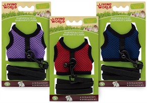 Living World Harness/Lead Small Assorted Colors