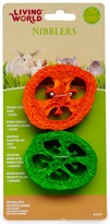 Living World Nibblers Loofah Chews Slices