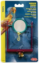 Living World Plastic Mirror Swing with Bell