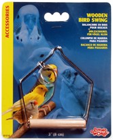 Living World Wooden Perch Swing (3 x 4)
