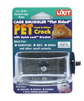 Lixit Cage Snuggler Flat Sided Crock (3 oz)