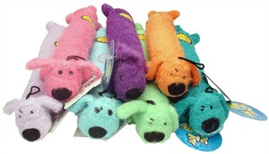Loofa Dog - 12 Inches - Assorted Colors