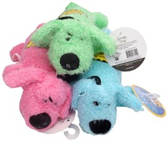 Loofa Dog - 6 Inches - Assorted Colors