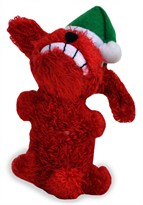 Loofa Santa Happy Holiday Cat Toy - 3.5"