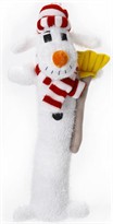 18" Snowman Loofa - White